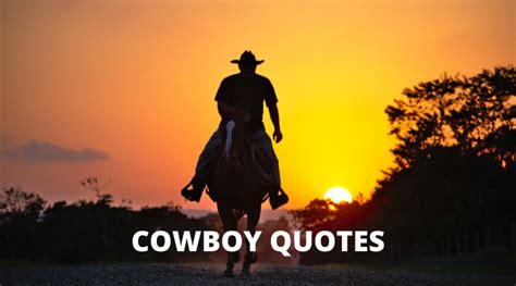 Cowboy Sunset Quotes