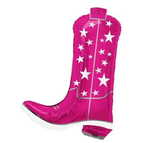 Cowgirl boot balloons