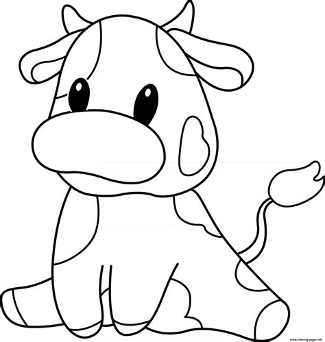 Cows Coloring Pages Free Coloring Pages To Print Coloring Page Of Cows - Coloring Page Of Cows
