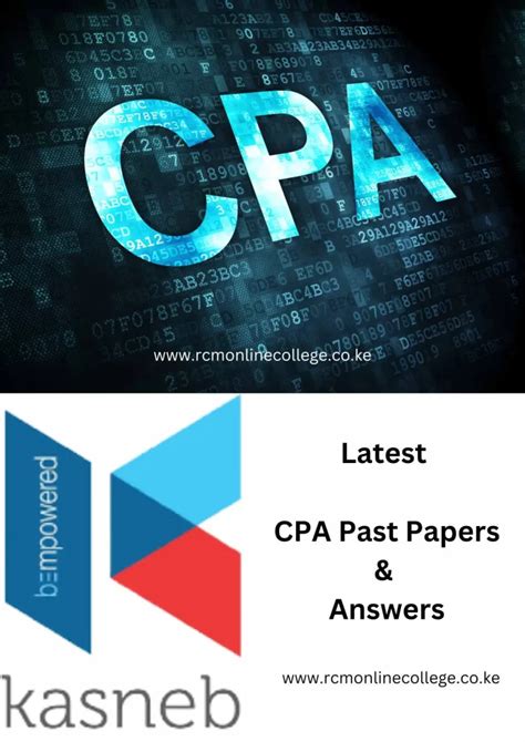 Cpa Past Papers
