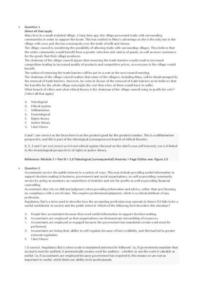 Full Download Cpa Ethics And Governance Practice Exam Questions 
