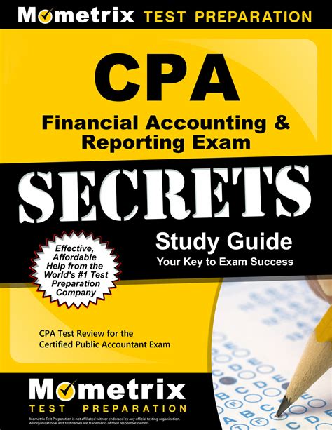 Download Cpa Financial Accounting Reporting Exam Secrets Study Guide Cpa Test Review For The Certified Public Accountant Exam 