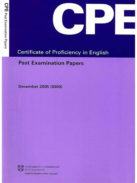 Download Cpe Examination Papers 