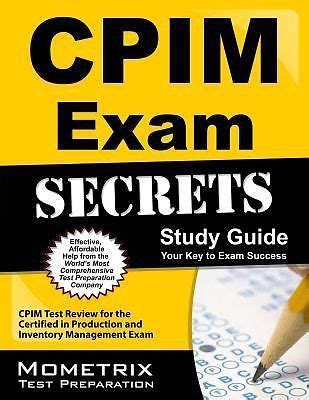 Download Cpim Exam Secrets Study Guide 