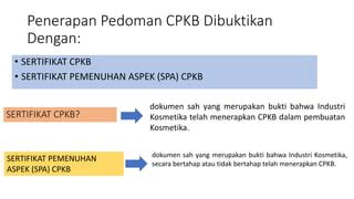 cpkb adalah | PDF PerBPOM No 33 tahun 2021 tentang