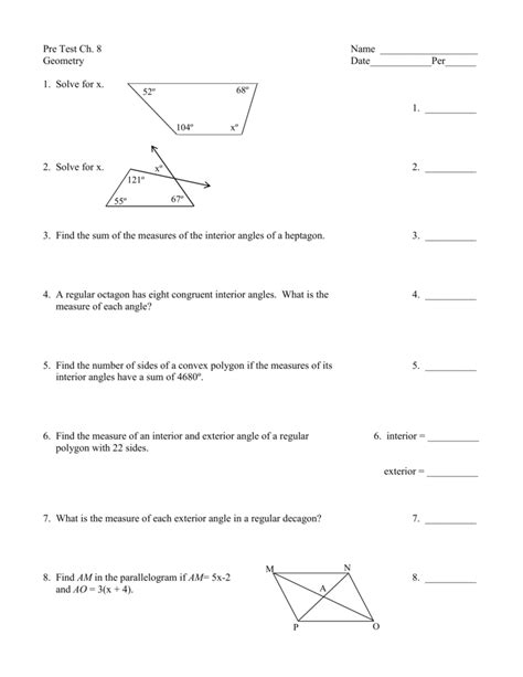 Read Cpm Geometry Chapter 8 Answers 