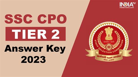 Cpo Science Answer Key   Ssc Cpo Si Paper I Answer Key 2022 - Cpo Science Answer Key
