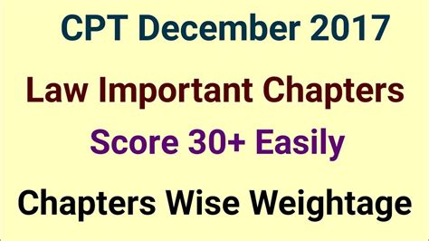 Read Cpt Law Notes Chapter Wise 