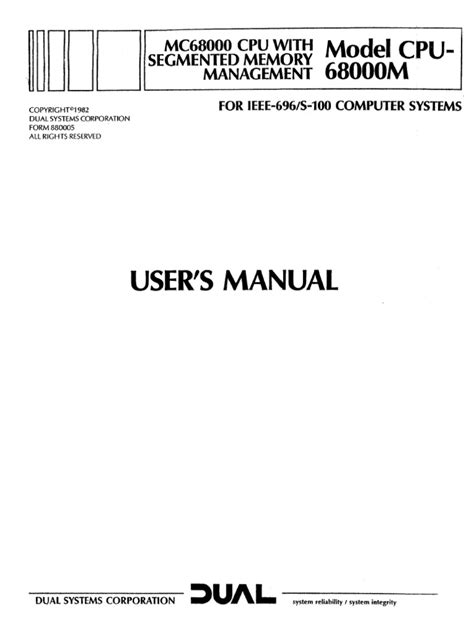 Cpu 2210 Manual