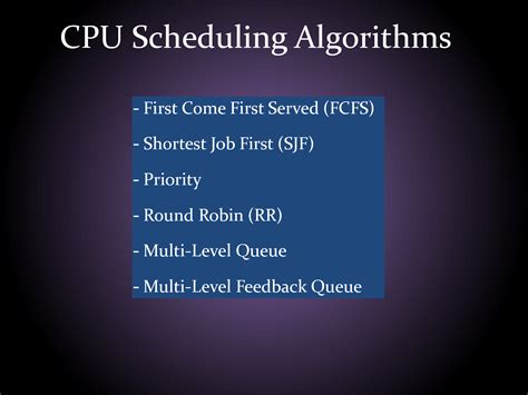 Read Cpu Scheduling Algorithms Exercise With Solution 