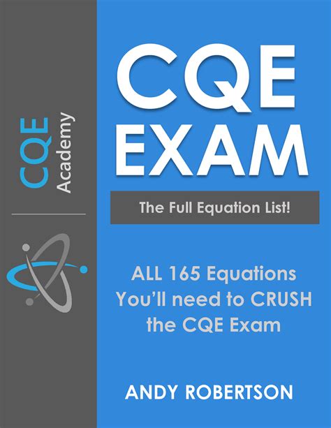 Read Online Cqe Formulas Sheet 