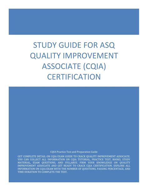 Read Online Cqia Study Guide 