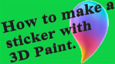Créer Un Sticker Paint 3d   C 039 Est Un Gel Extrêmement épais Spécialement - Créer Un Sticker Paint 3d