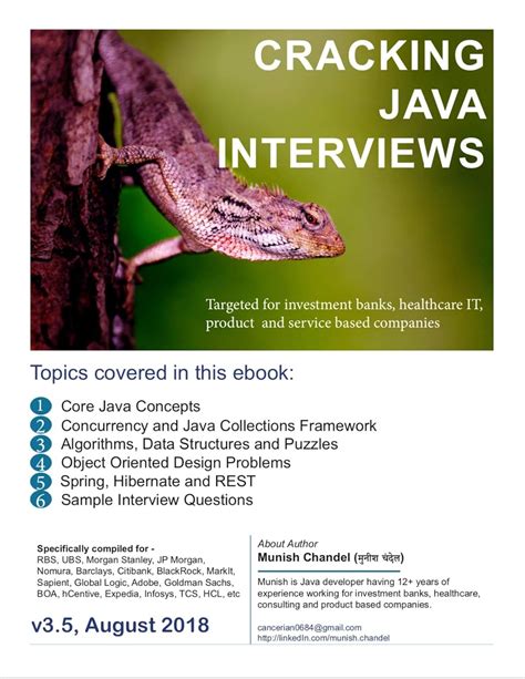 Cracking Java Interviews 3rd Edition