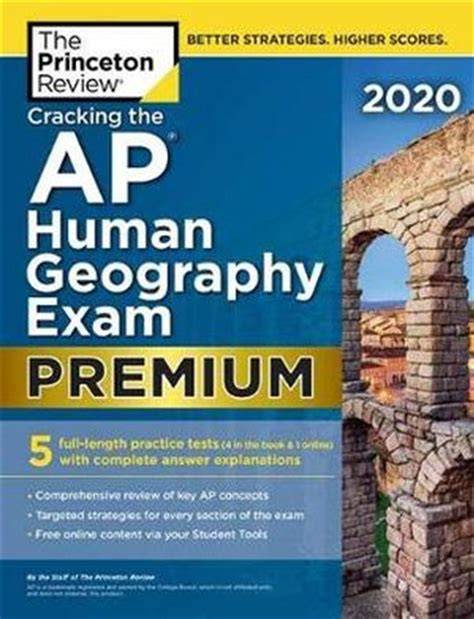 cracking the ap human geography exam 2019 edition