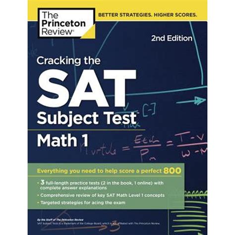 Cracking The Sat Subject Test In Biology E M 16th