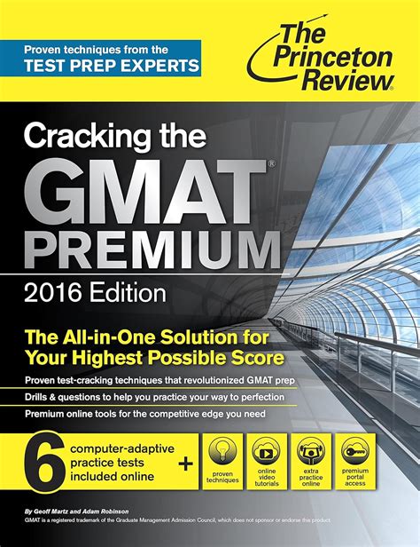 Full Download Cracking The Gmat Premium Edition 2016 Graduate School Test Preparation Princeton Review 