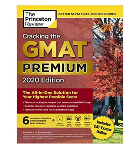 Download Cracking The Gmat Premium Edition With 6 Computer Adaptive Practice Tests 2016 Graduate School Test Preparation 