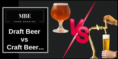 craft beer vs draft beer