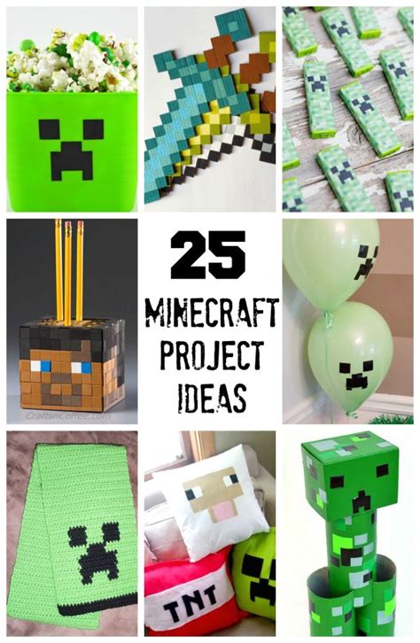 Craft Projects For Minecraft And Pixel Art Fans 15 Fun Easy To Make Projects