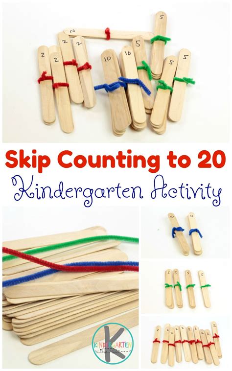 Craft Stick Skip Counting Hands On Activities 10 Sticks Math - 10 Sticks Math