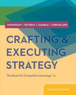 Download Crafting And Executing Strategy 19 Edition 