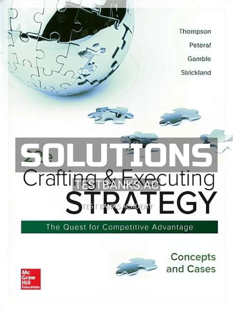 Read Online Crafting And Executing Strategy Solutions 