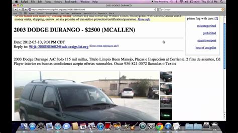 craigslist Cars & Trucks "Rent" for sale in Los 