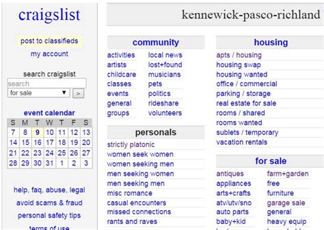 craigslist provides local classifieds and 