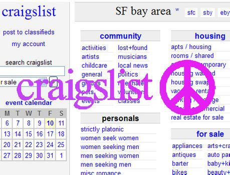craigslist provides local classifieds and forum