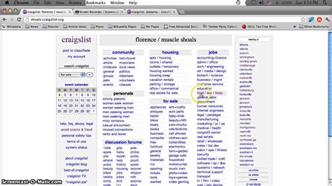 craigslist provides local classifieds and forums for jobs, 