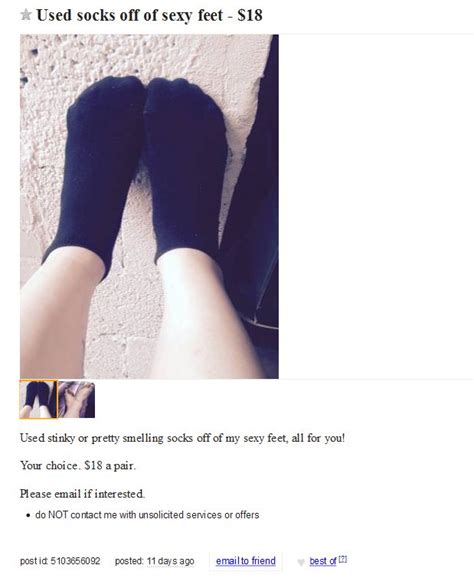 Craigslist used socks