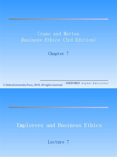Read Crane Matten Business Ethics Third Edition Pdf Book 