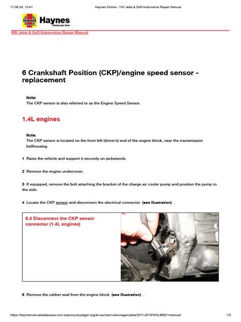 Read Online Crankshaft Sensor Manual Pdf 