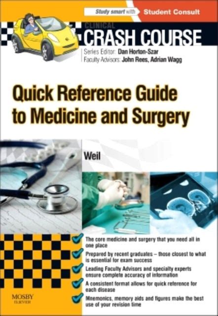 Crash Course Quick Reference To Medicine And Surgery With Student Consult Access 1e