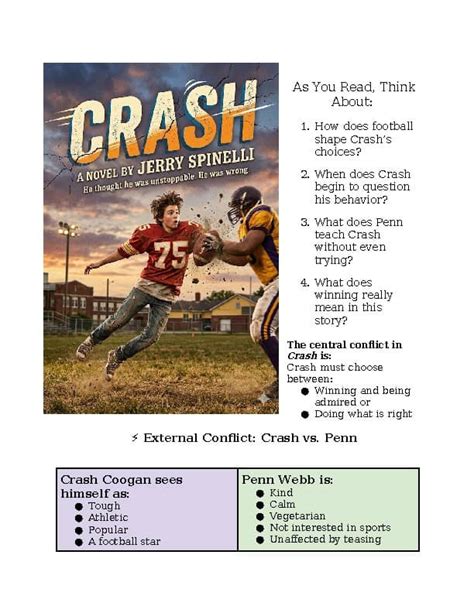 Crash Jerry Spinelli Study Guide Huhnet