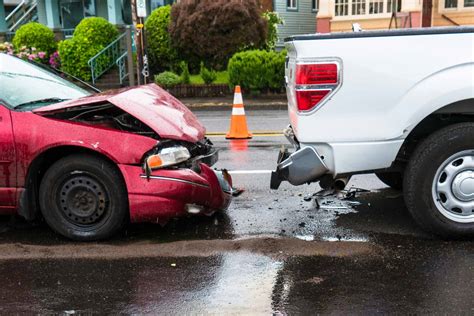 crash in the rear