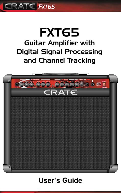 Read Online Crate Preamp User Guide 