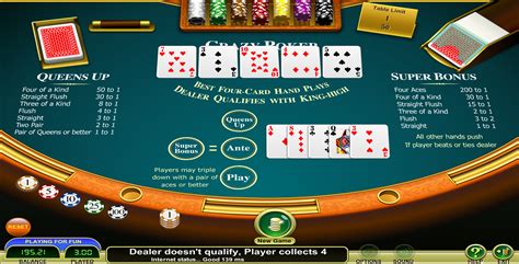 crazy 4 poker casino game pvsw canada