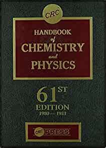 Download Crc Handbook Of Chemistry And Physics 61St Edition 