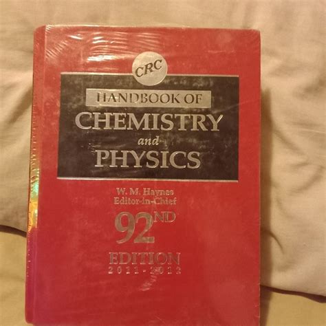 Read Online Crc Handbook Of Chemistry And Physics 92Nd Edition 