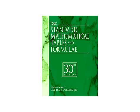 Read Crc Standard Mathematical Tables And Formulae 