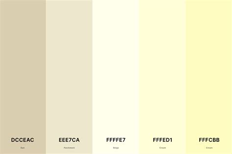 cream color code