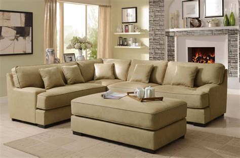 cream colored sofa