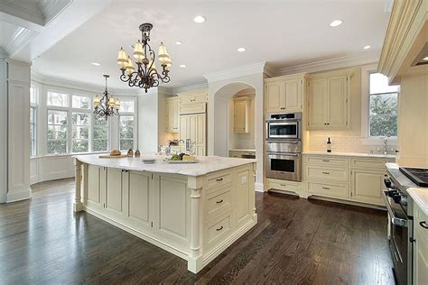 Cream Kitchens With Islands