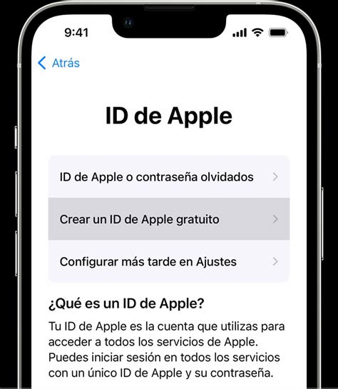 Crear Apple Id