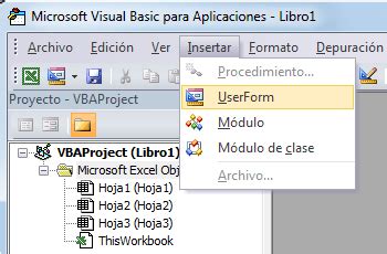 crear formulario vba excel mac
