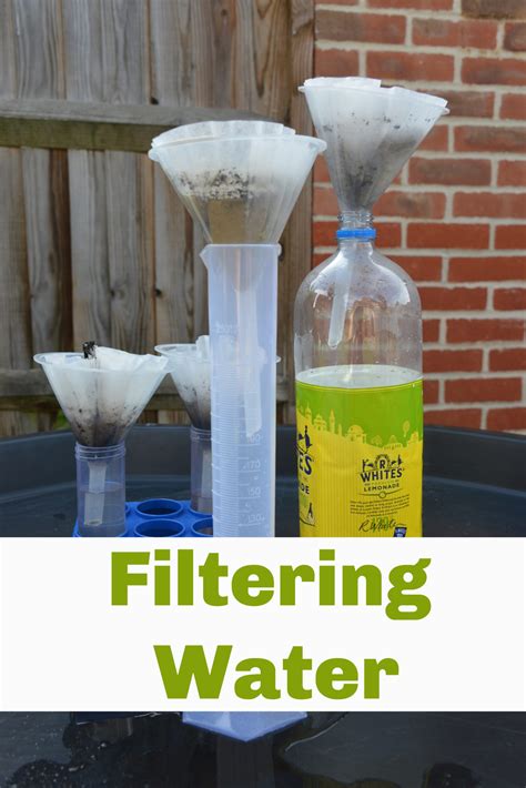 Create A Water Filter Science Experiment Fizzics Education Water Filtration Science Experiment - Water Filtration Science Experiment