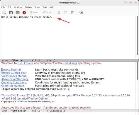 Create File Emacs