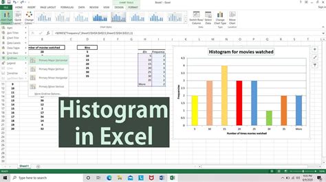 create histogram in excel